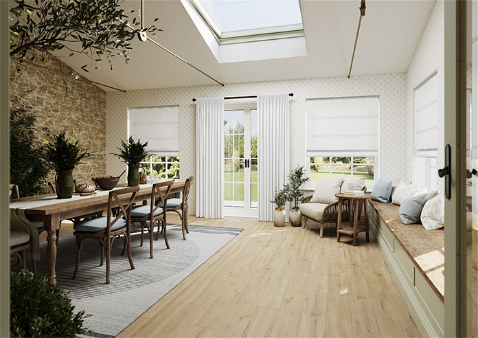 Ascot, Bright White - Made to Measure Curtains - Image 7